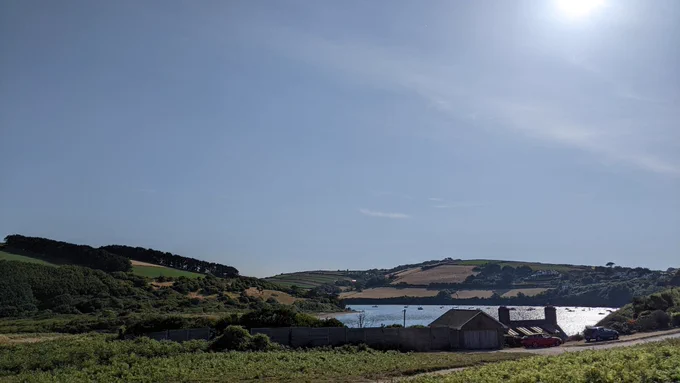 View up the river Avon
