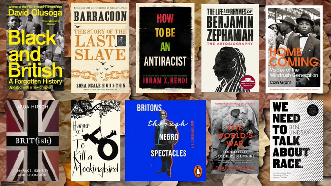 Black History Themed Book Covers