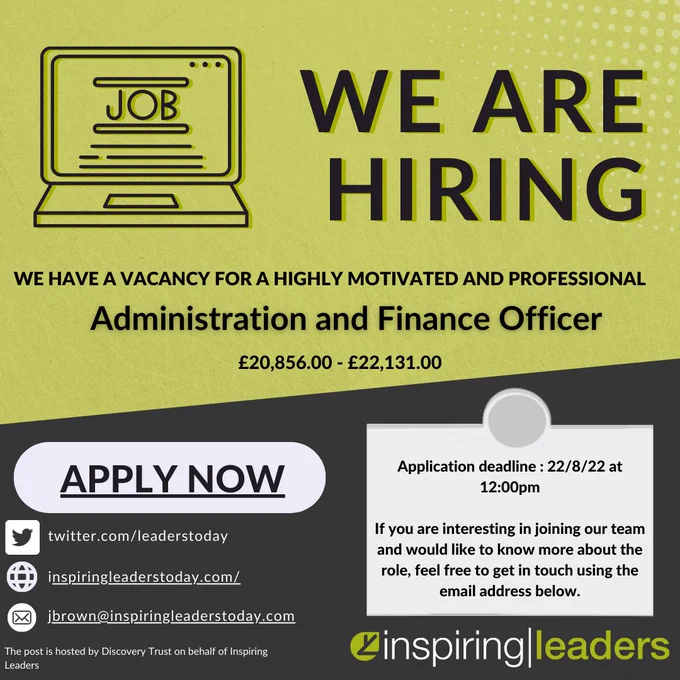Job advert