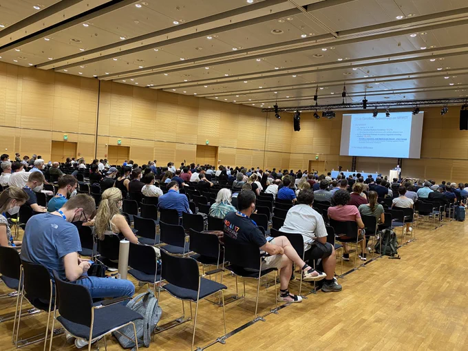 Large audience at Bo Li’s IJCAI Computers and Thought Award lecture