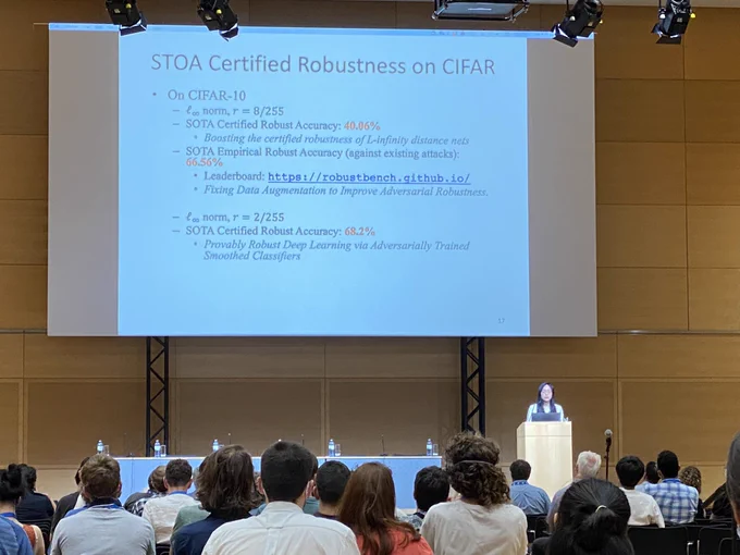 Computer vision application: STOA Certified Robustness on CIFAR
