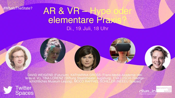 Titel der Veranstaltung mit Bildern der Referenten