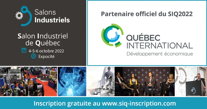 Nous sommes extrêmement fiers de vous dévoiler que Québec International sera le partenaire vedette du SIQ2022!

Québec International a pour mission de soutenir le développement économique de la région de Québec et son rayonnement national et international. Pour l’année 2021 seulement, ses actions ont amené des retombées économiques de plus de 970 M$ dans la Capitale-Nationale! 

La vision et le dynamisme de cette grande équipe s’allient parfaitement avec ceux du Groupe Pageau! Bienvenue dans l’équipe SIQ2022! Nous sommes très heureux de travailler avec vous! 

Nous vous annoncerons d’autres belles nouvelles concernant Québec International dans les prochaines semaines. Restez à l’affut! 

Québec International participera au Salon Industriel de Québec, du 4 au 6 octobre 2022 au Centre de foires de Québec – Expocité; kiosque 47.