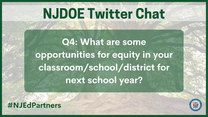 What are some opportunities for equity in your classroom/school/district for next school year?