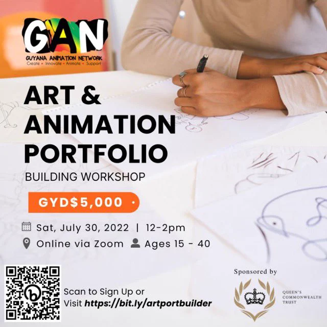 Come join us for our Art & Animation Portfolio building Workshop on Sat. July 30th at 12:30p.m - 2:30 pm. EST! Elevating artists, graphic designers and animators visibility. Meet other artists, designers and animators as well as GAN execs. 
Register: https://bit.ly/artportbuilder