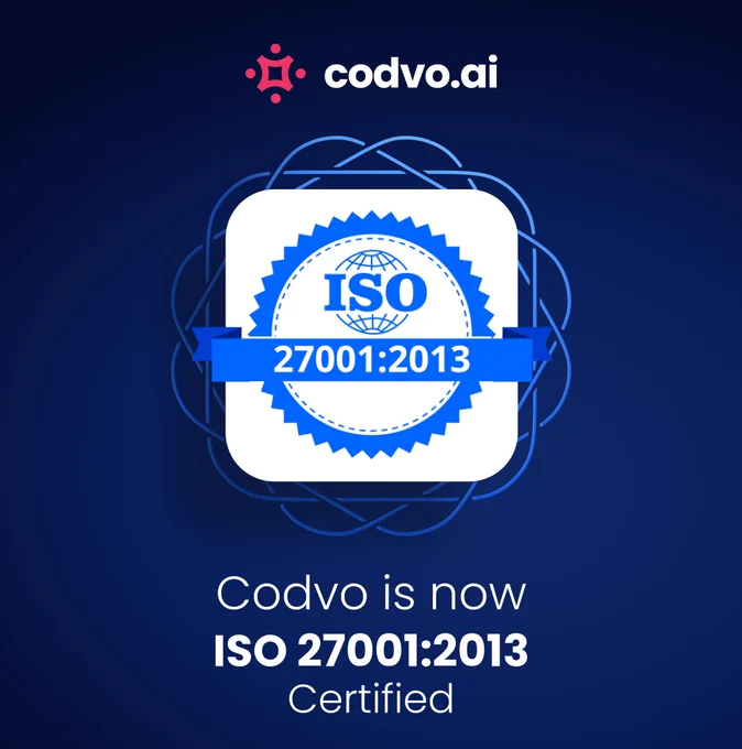 Codvo.ai is now 27001:2013 certified
