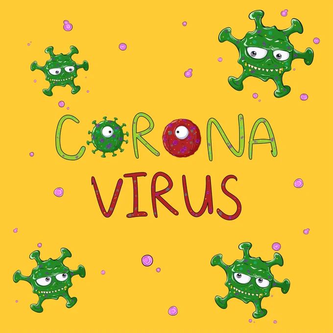 Coronavirus Zeichnung
