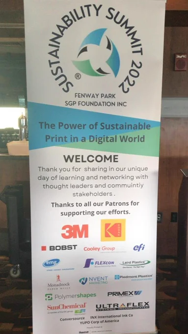 The Sustainable Green Printing Partnership (SGP), the leading authority in sustainable printing certifications, will be holding the 2022 Sustainability Summit on July 20, 2022 at Fenway Park, Boston, MA. This year’s event is themed the “The Power of Sustainable Print in the Digital World.”

The Sustainability Summit is a unique event that brings together thought leaders and community stakeholders in pursuit of more accountable sustainable print supply chains. This year, it will feature insightful presentations and roundtable discussions given by industry leaders on the power of sustainable print in a digital world.