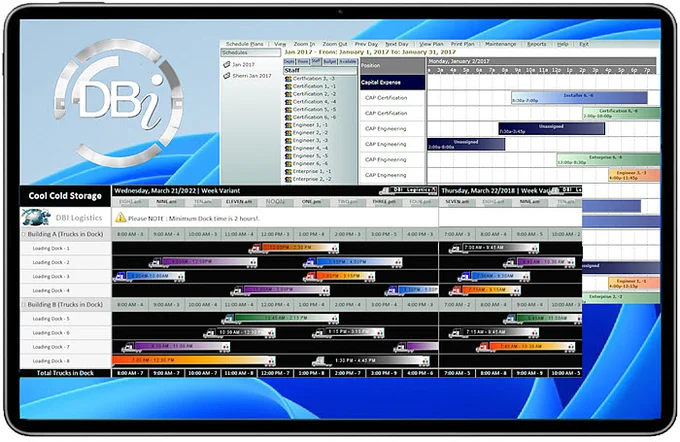 Supply Chain Visualization and Reporting component software - Solutions Schedule and Studio Control - by DBI Technologies Inc.  https://www.dbi-tech.com/E2E
