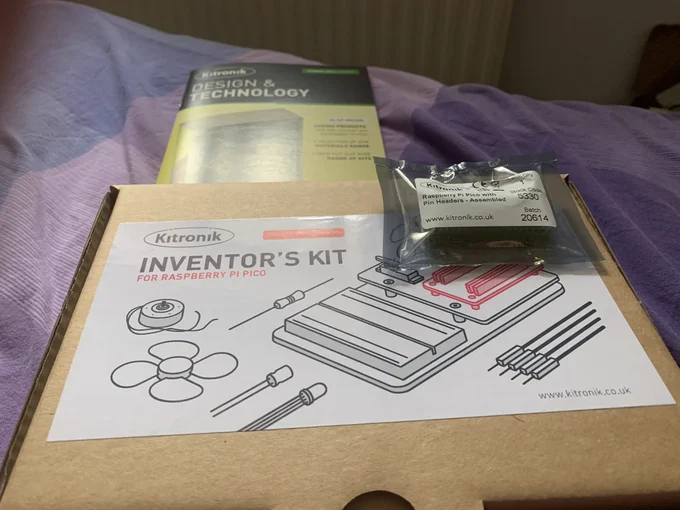 Kitronik raspberry pi pico inventor’s kit.
