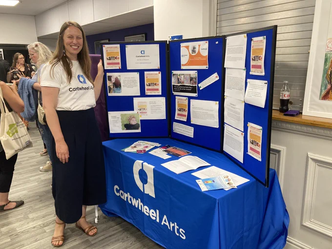 Cartwheel Arts display of consultation from women about their birthing experiences