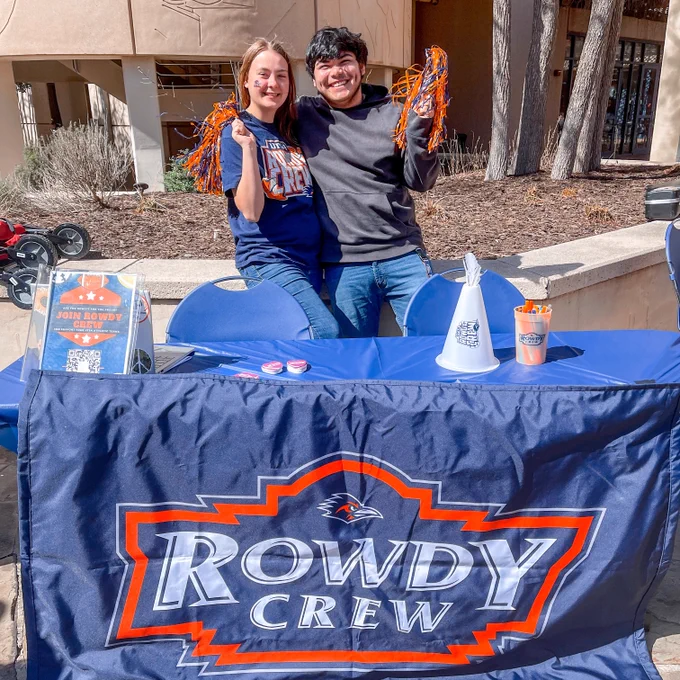 Rowdy Crew members at the Spring Student Organization Fair.