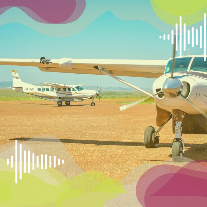 Planes on a tarmac in Kenya