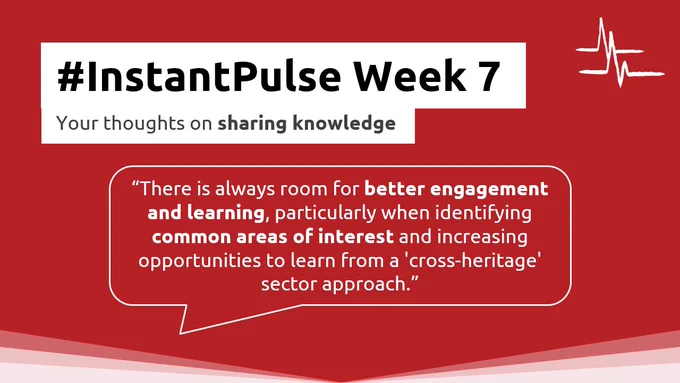 There is always room for better engagement and learning, particularly when identifying common areas of interest and increasing opportunities to learn from a 'cross-heritage' sector approach.