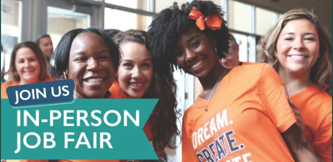 Join us. In-person Job Fair.