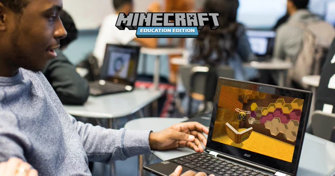 Chromebooks with Minecraft: Education Edition.