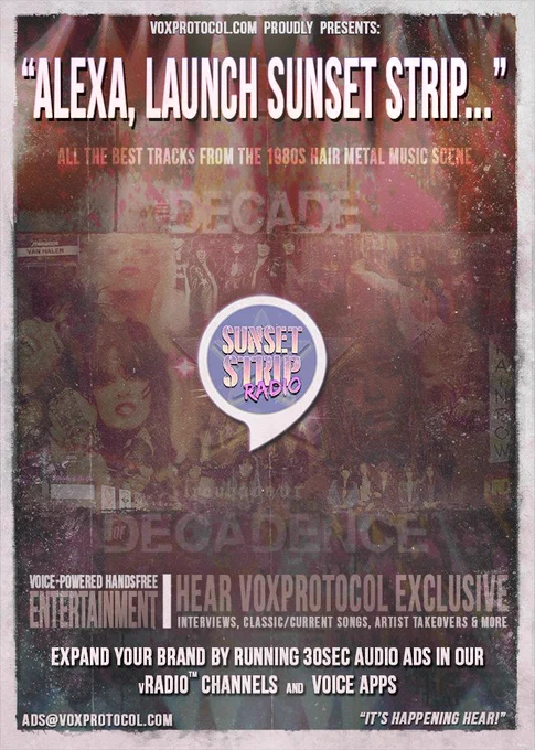 Voxprotocol.com proudly presents: "Alexa, launch Sunset Strip..."