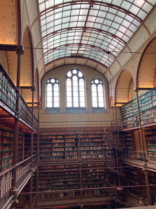 Cuypers Library, Rijksmuseum Research Library, Amsterdam. Taken July 2022.