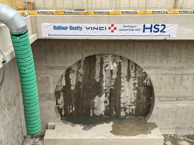 Dorothy, the first TBM to break through on the HS2 project