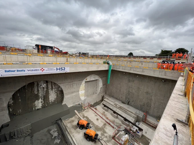 Dorothy, the first TBM to break through on the HS2 project