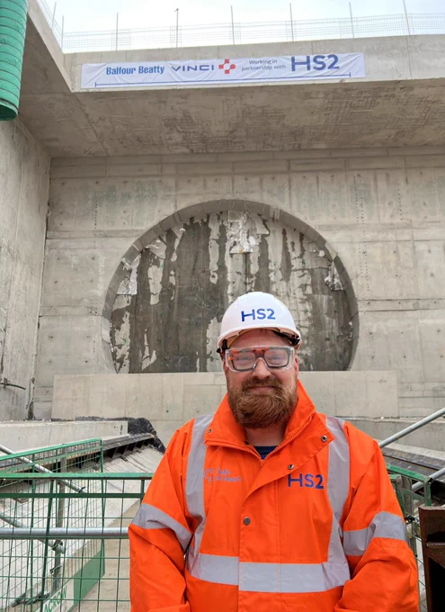 Dorothy, the first TBM to break through on the HS2 project