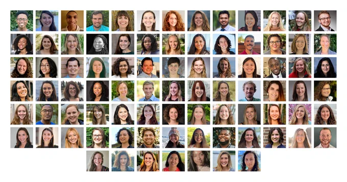 The 86 finalists in the 2023 class of the Sea Grant John A. Knauss Marine Policy Fellowship program.