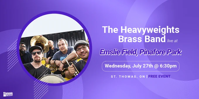Live music Ontario Emslie Field Pinafore Park The Heavy Weights Brass Band Live Music