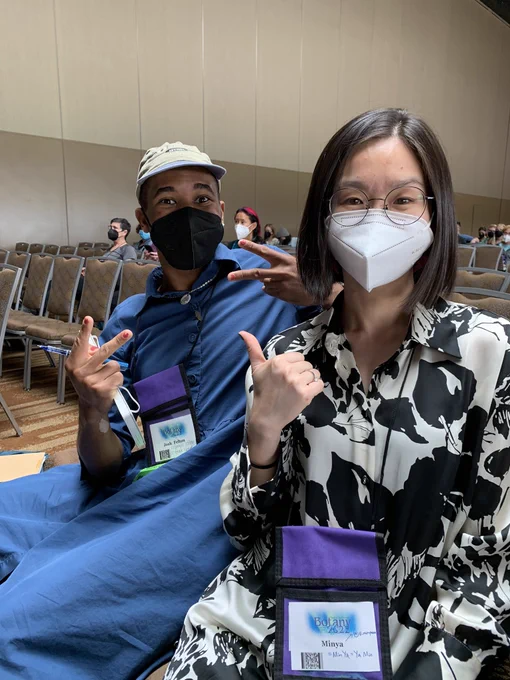 Pic of me and josh with masks on but looking happy