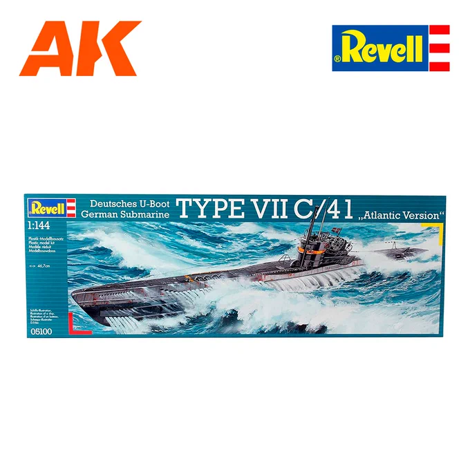 GERMAN SUBMARINE TYPE VII C/41 1/144
