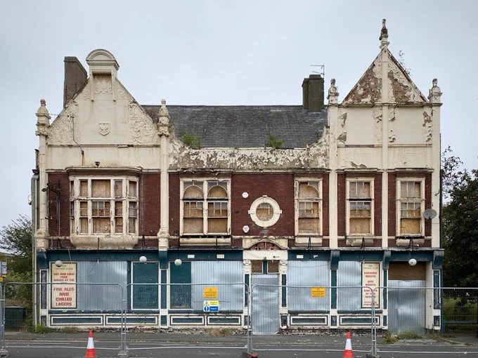 Before restoration work began.