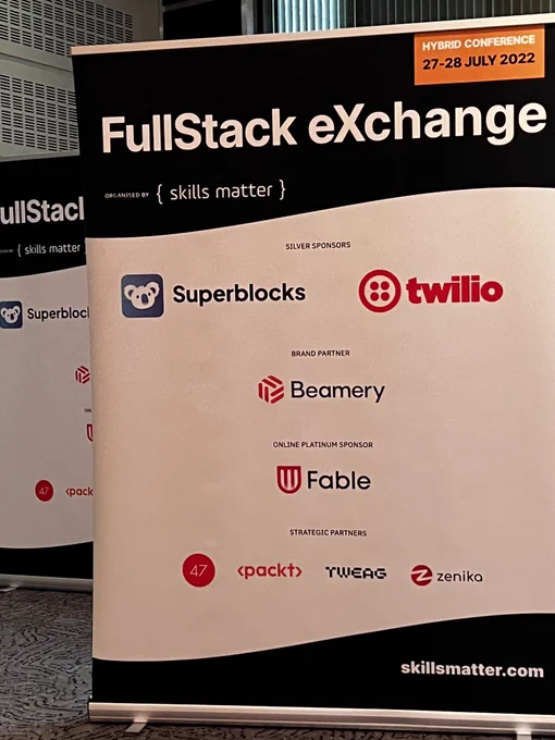 @skillsmatter #FullStackeXchange