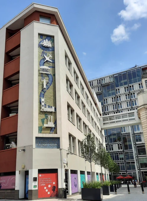 Contemporary image showing the exterior of St Clement's Building, which is located on LSE's campus.