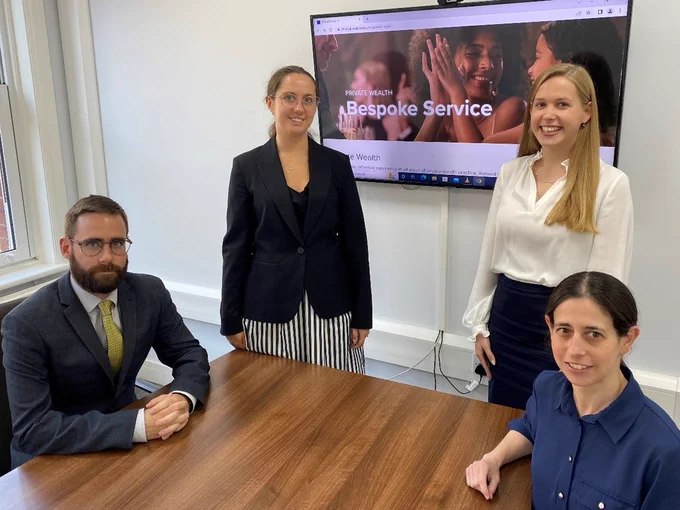 From left to right, Chris O'Callaghan, Žyginta Urbonaitė, Elena Margetts, and Devorah Ormonde