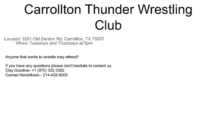 Carrollton Let's WORK!!
