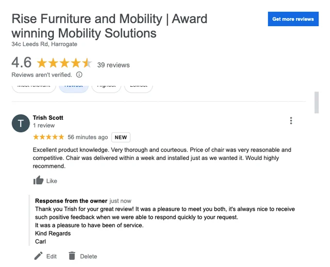 Craftsmen made rise and recline chairs in Britain by Rise Furniture and Mobility. The UK's most acclaimed mobility specialists and 2022 Nation Mobility Retailer of the Year. #Awardwinningmobilitysolutions