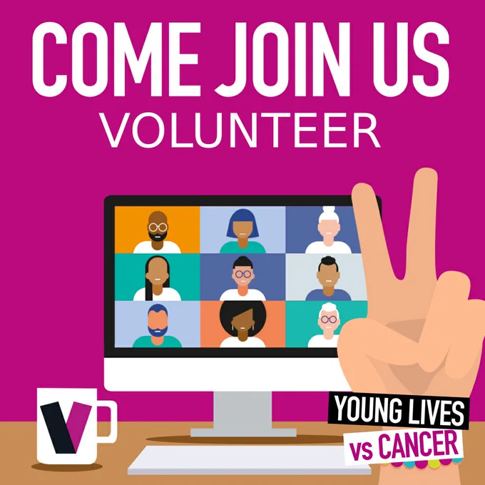 A graphic saying "Come join us... volunteer"