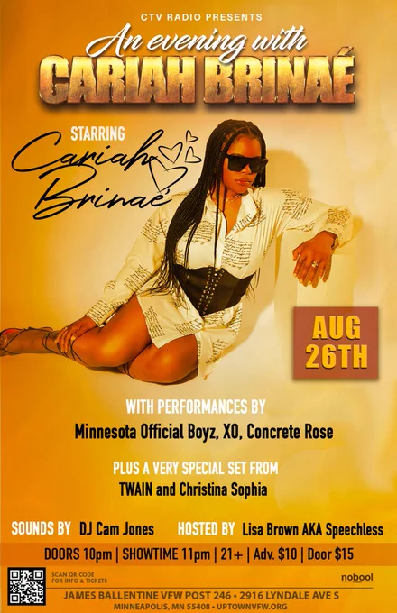 An Evening With Cariah Brinaé 