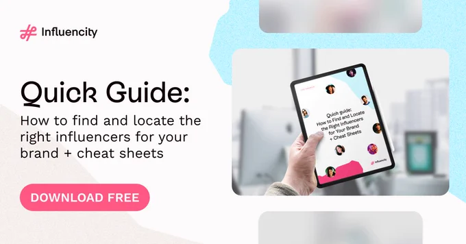 Influencity Quick Guide How to Find Influencers