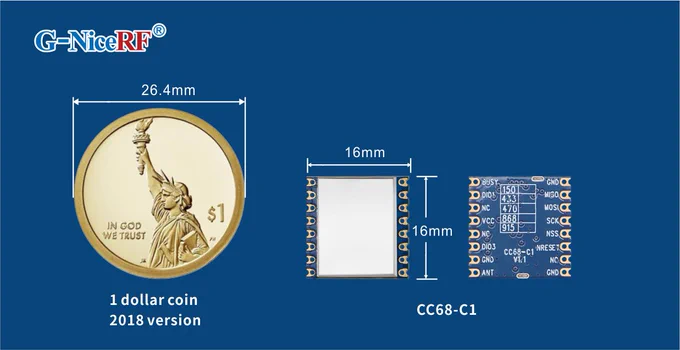 LLCC68 LoRa module CC68-C1