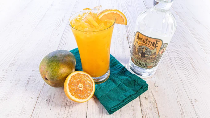 Florida screwdriver made with mango