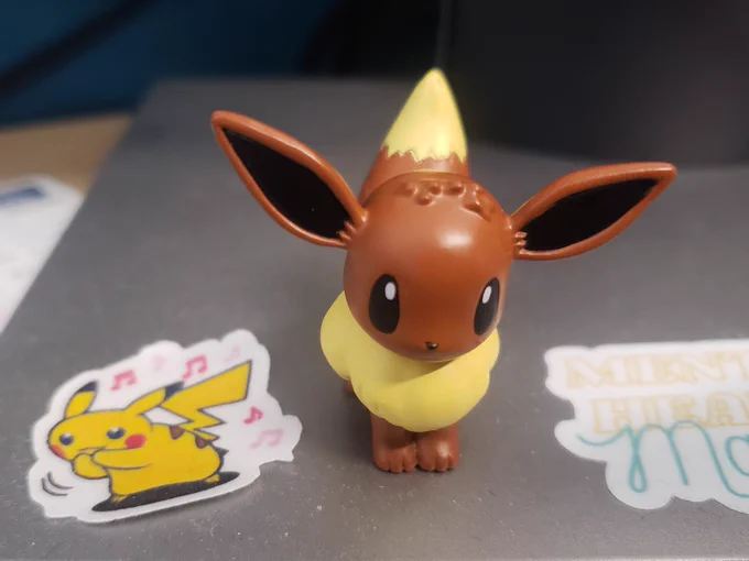 A small Eevee figurine. 