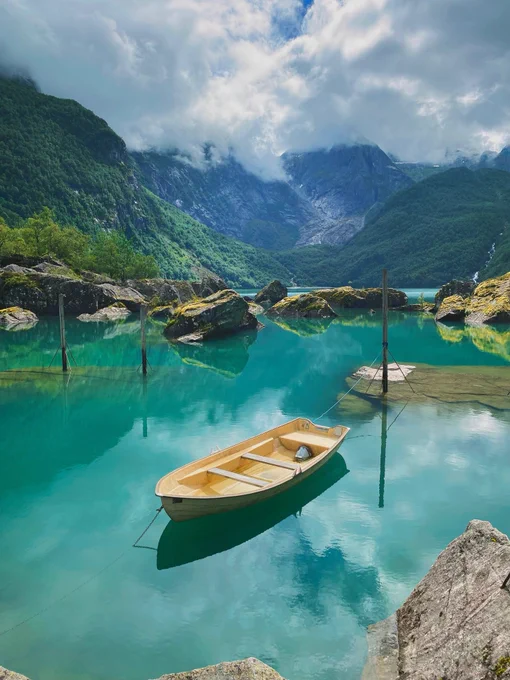 folgafonna glacial lake