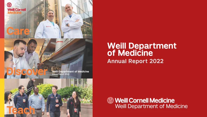 Weill Department of Medicine
Annual Report 2022