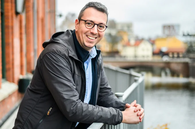 Simone Fabiano, senior associate professor at LOE, at Campus Norrköping.