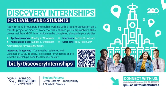 LJMU Discovery Internships
