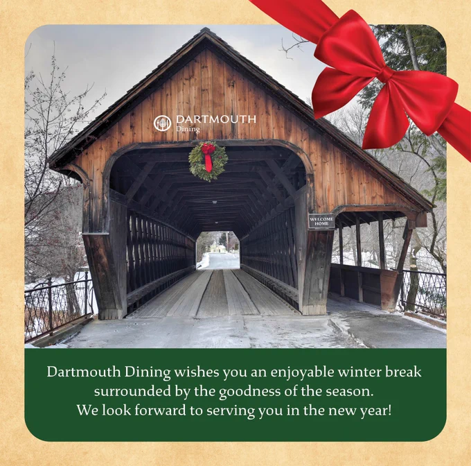 Here’s an image with text at the bottom wishing everyone an enjoyable winter break.