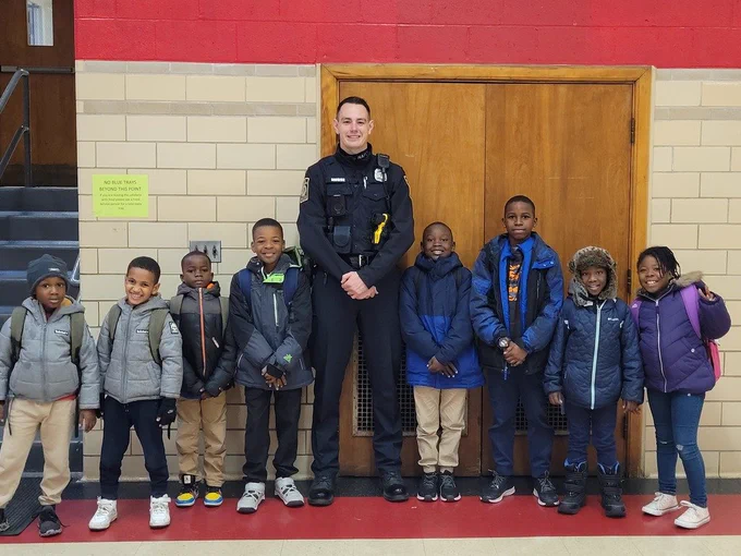 Officer Morse at Community