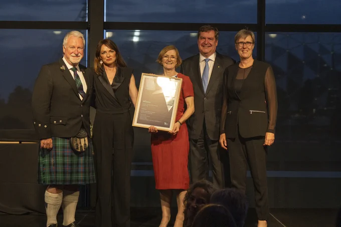 Event photograph of award winners
