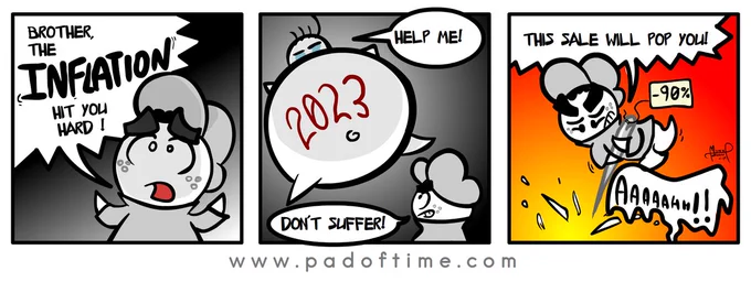 Mark suffers the inflation