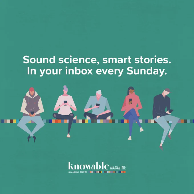 Sound science, smart stories. In your inbox every Sunday